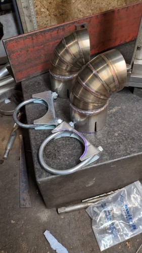 Degree pie cut exhaust - 90,