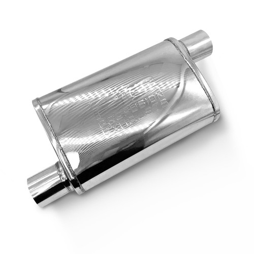 Oval exhaust silencer 304 - exhaust,