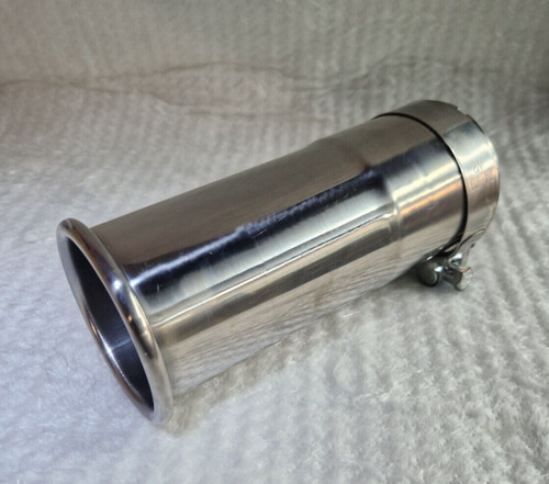 57mm rolled out exhaust - rolled,