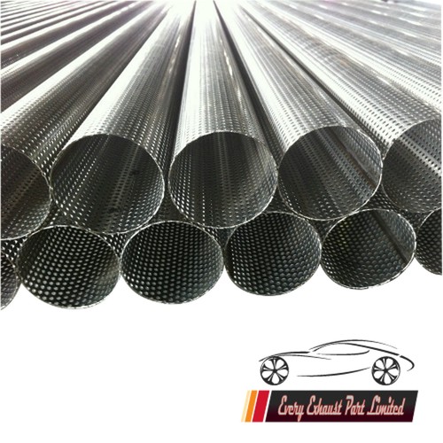 Perforated exhaust tube all - perforated,