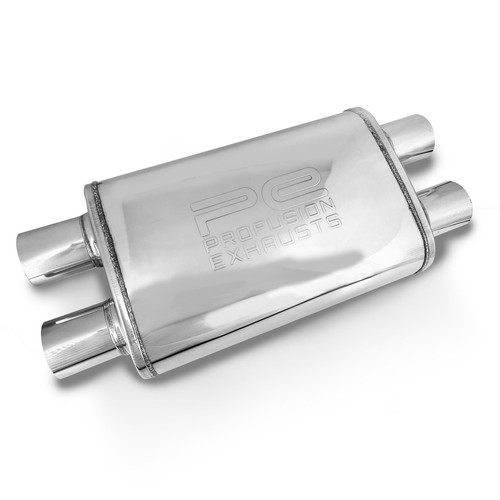 Oval exhaust silencer - exhaust, 304