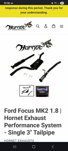 Hornet exhaust system - hornet,